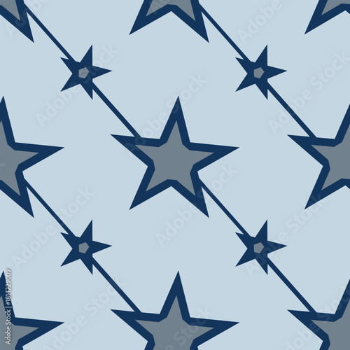 seamless pattern with stars