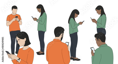 A vibrant illustration of a large, diverse group of happy people jumping for joy, celebrating success as a unified team