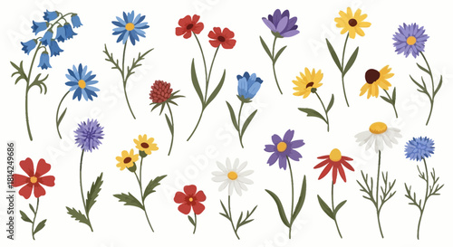 Collection of flat outline illustrations depicting people enjoying the hobby of fishing in various outdoor settings, including from boats and on ice