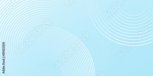 Simple abstract background blue white gradations circle effect shape memphis layout nice good pattern