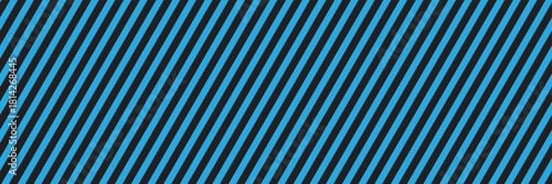 Striped background with vertical straight blue and black stripes. Vector seamless repeat banner of beach organic stripes in blue