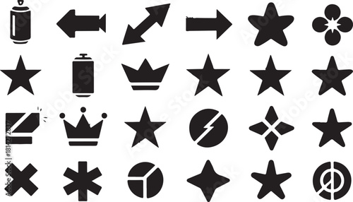 Abstract geometric composition with vibrant color palette and clean lines suitable for modern design projects