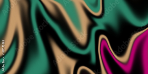 Abstract background of colorful liquid liner. Abstract texture of liquid acrylic. digitally drawn smoke with colorful style. Seamless smoke pattern. Abstract purple green marble patterned texture .