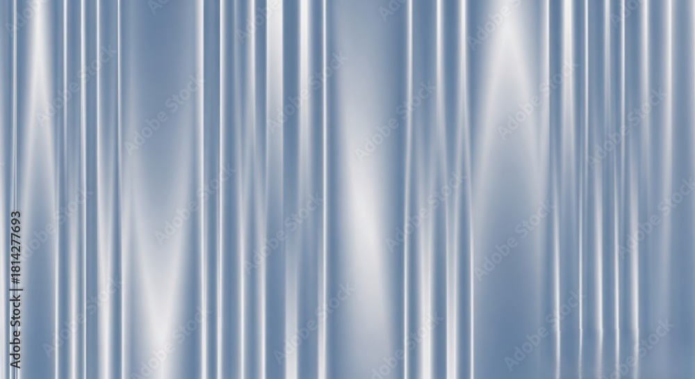 Fototapeta premium glass texture background, vertical ribbed gradient, soft blurred center. Modern abstract