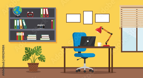 Modern living room interior design with contemporary furniture, table, and armchair