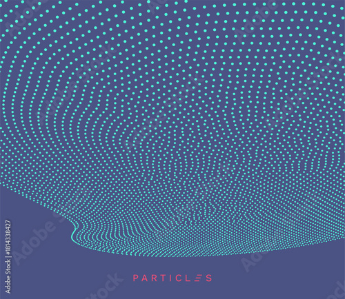 Abstract background with green circles. Grid. Vector illustration for brochure, poster, cover, card, presentation, flyer or banner.