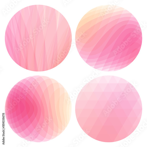 Set of translucent colored spheres. Abstract geometric design. 3D vector illustration for brochure, poster, cover, card, presentation, flyer or banner.