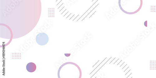 Abstract background with modern and colorful geometric shapes and lines. Minimalist and elegant background concept for brochures, banners, presentations, and certificates. EPS. 8