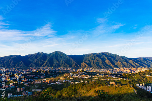 autumn landscape in the mountains. Ávila in Caracas, Venezuela