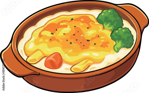 グラタンのイラスト