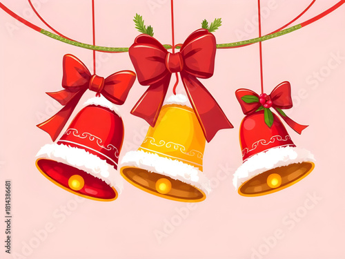 golden christmas bells, shiny bell background, metallic bells holiday, sparkling gold bells, luxury christmas bells, glossy bell decoration, premium holiday bells, glitter bells background, elegant go