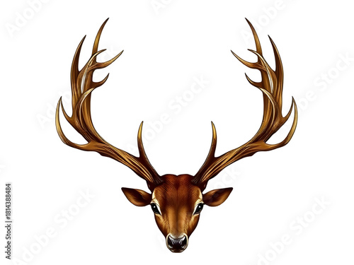 deer, antlers, horn, vector, contour, silhouette, outline, illustration, drawing, stag, elk, buck, reindeer, wildlife, animal, rustic, forest, wild, tribal, nordic, majestic, crest, symbol, decorative