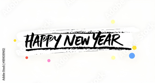 new, year, silhouette, text, lettering, typography, formal, creative, clean, minimal, layout, artistic, stylish, decorative, festive, greeting, holiday, celebration, card, poster, banner, vector, grap