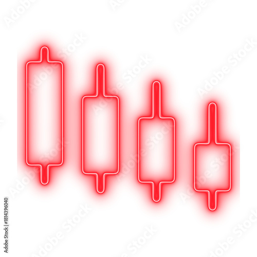 Red Bearish Candles for Sell Signals, Risk Controls, and Market Stress Testing UI