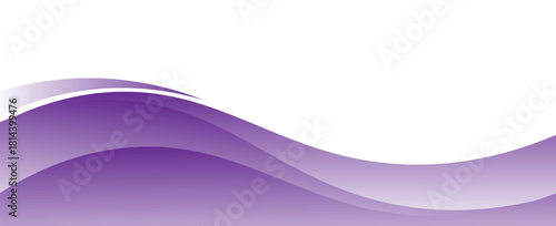 Vector purple line background curve element with white space for text and message design, overlapping layers, vector