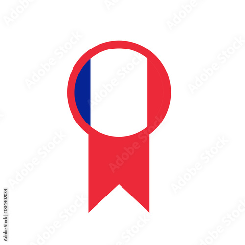 France  Batch Ribbon In Icon