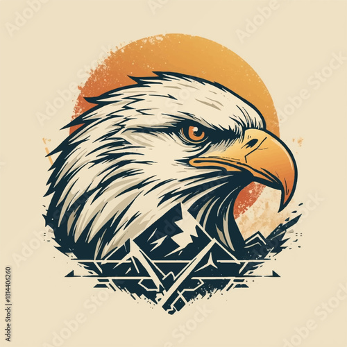 eagle head vector