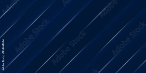 Dark blue background with abstract glowing lines graphic elements. Modern simple texture design. Futuristic technology concept. Suit for poster, cover, banner, brochure, flyer. Vector illustration