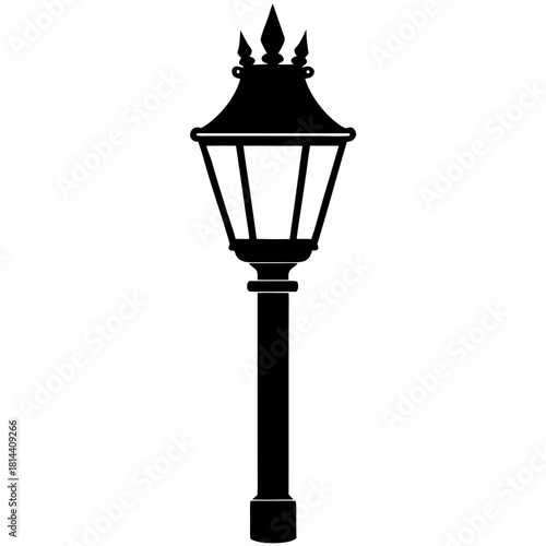 street lamp vector
