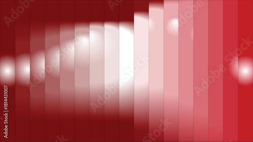 Abstract gradient background with vertical bars of red and white for modern designs and creative projects and stylish presentations and artistic compositions