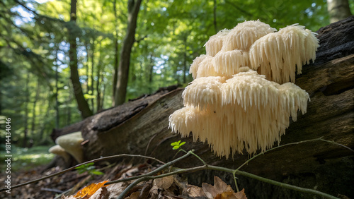 mushrooms in the forest