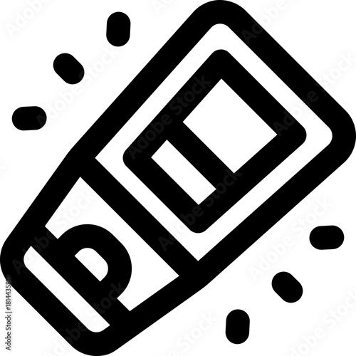 conditioner line icon. Clean and minimalist vector icon for websites, mobile apps, presentations, and logos. Fully scalable and customizable for any project.