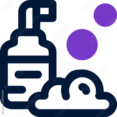 shampoo duotone icon. Sleek and modern vector icon for websites, mobile apps, marketing materials, and corporate design. Fully scalable and ready to use.