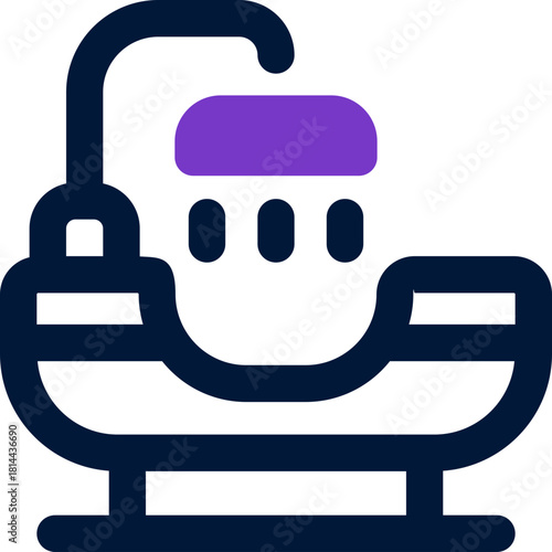 hair wash duotone icon. Sleek and modern vector icon for websites, mobile apps, marketing materials, and corporate design. Fully scalable and ready to use.