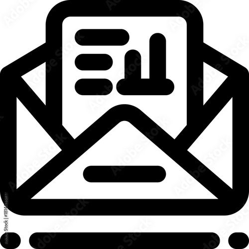 letter line icon. Clean and minimalist vector icon for websites, mobile apps, presentations, and logos. Fully scalable and customizable for any project.