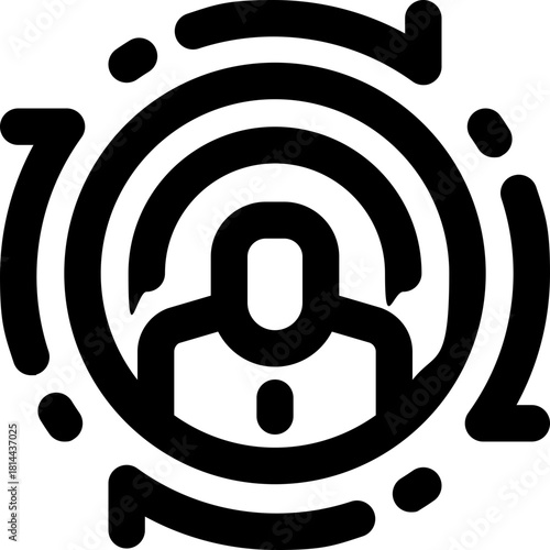 turnover line icon. Clean and minimalist vector icon for websites, mobile apps, presentations, and logos. Fully scalable and customizable for any project.