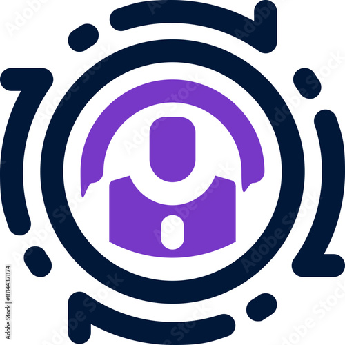 turnover duotone icon. Sleek and modern vector icon for websites, mobile apps, marketing materials, and corporate design. Fully scalable and ready to use.