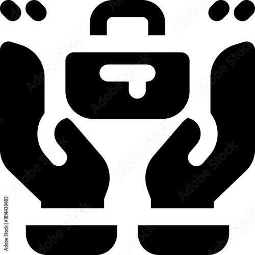 opportunity glyph icon. Strong and solid vector icon for websites, mobile interfaces, presentations, and visual branding. High quality and easy to edit.