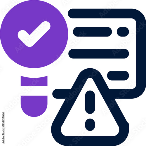 risk duotone icon. Sleek and modern vector icon for websites, mobile apps, marketing materials, and corporate design. Fully scalable and ready to use.