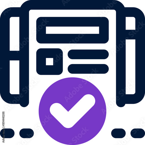 evaluate duotone icon. Sleek and modern vector icon for websites, mobile apps, marketing materials, and corporate design. Fully scalable and ready to use.