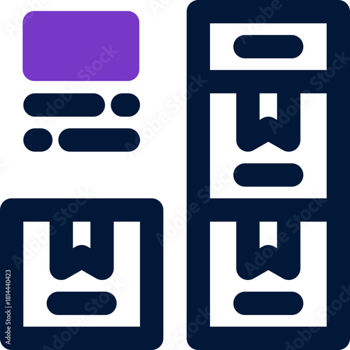 product duotone icon. Sleek and modern vector icon for websites, mobile apps, marketing materials, and corporate design. Fully scalable and ready to use.