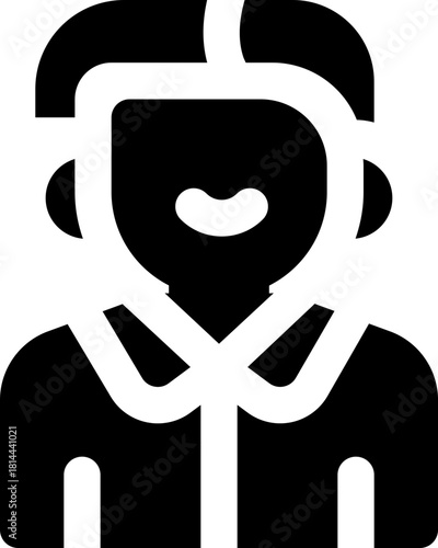 ceo glyph icon. Strong and solid vector icon for websites, mobile interfaces, presentations, and visual branding. High quality and easy to edit.