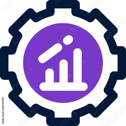 management duotone icon. Sleek and modern vector icon for websites, mobile apps, marketing materials, and corporate design. Fully scalable and ready to use.