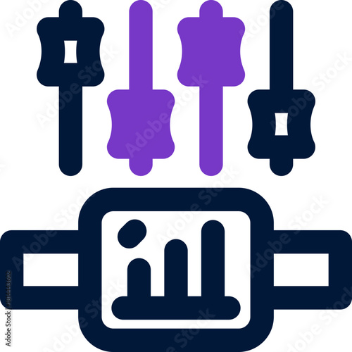 control duotone icon. Sleek and modern vector icon for websites, mobile apps, marketing materials, and corporate design. Fully scalable and ready to use.