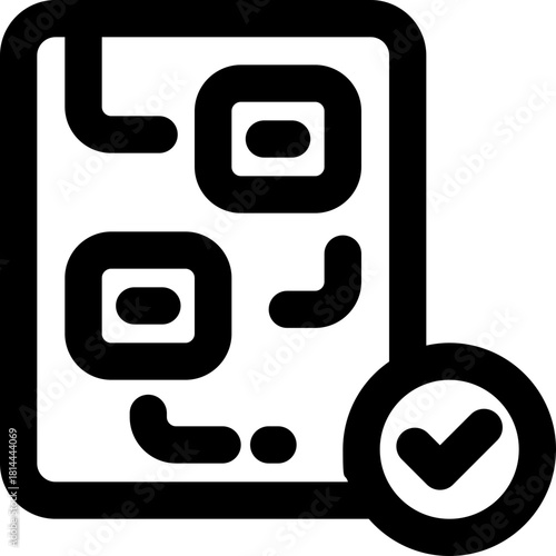 workflow line icon. Clean and minimalist vector icon for websites, mobile apps, presentations, and logos. Fully scalable and customizable for any project.