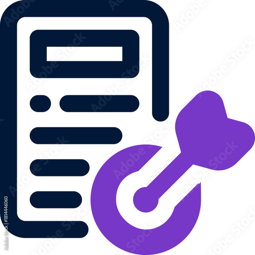 goal duotone icon. Sleek and modern vector icon for websites, mobile apps, marketing materials, and corporate design. Fully scalable and ready to use.