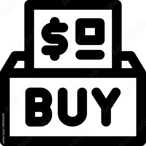 commercial line icon. Clean and minimalist vector icon for websites, mobile apps, presentations, and logos. Fully scalable and customizable for any project.