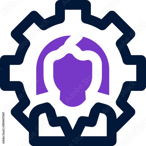 management duotone icon. Sleek and modern vector icon for websites, mobile apps, marketing materials, and corporate design. Fully scalable and ready to use.