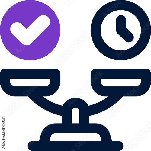 balance duotone icon. Sleek and modern vector icon for websites, mobile apps, marketing materials, and corporate design. Fully scalable and ready to use.