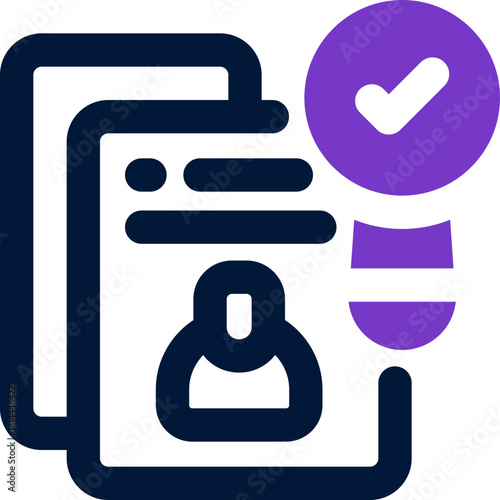 recruitment duotone icon. Sleek and modern vector icon for websites, mobile apps, marketing materials, and corporate design. Fully scalable and ready to use.