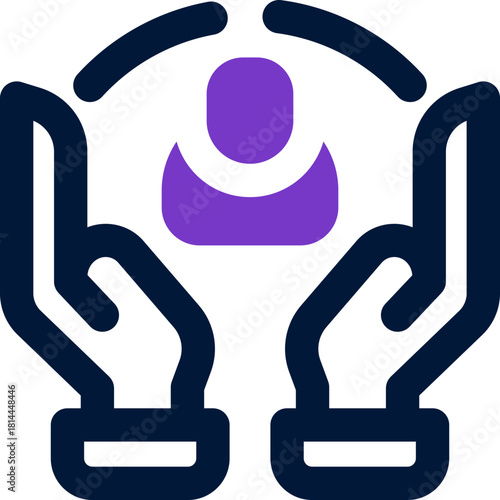 retention duotone icon. Sleek and modern vector icon for websites, mobile apps, marketing materials, and corporate design. Fully scalable and ready to use.