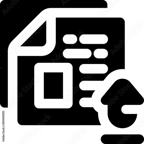 submit glyph icon. Strong and solid vector icon for websites, mobile interfaces, presentations, and visual branding. High quality and easy to edit.