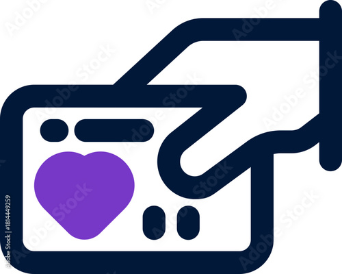 loyalty duotone icon. Sleek and modern vector icon for websites, mobile apps, marketing materials, and corporate design. Fully scalable and ready to use.