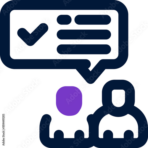 negotiation duotone icon. Sleek and modern vector icon for websites, mobile apps, marketing materials, and corporate design. Fully scalable and ready to use.