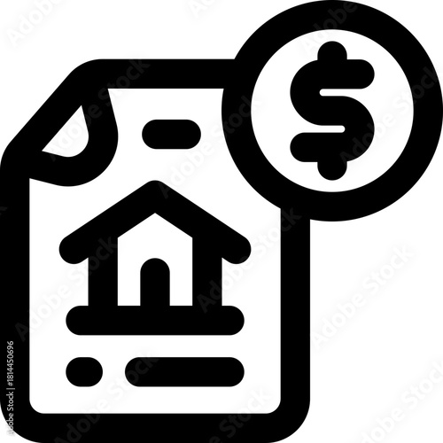 payment line icon. Clean and minimalist vector icon for websites, mobile apps, presentations, and logos. Fully scalable and customizable for any project.