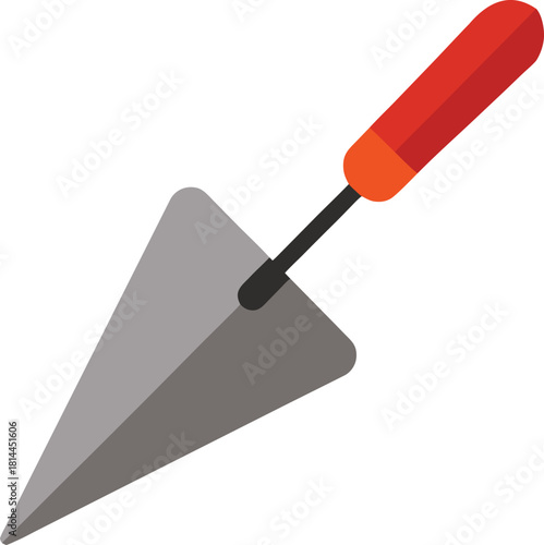 trowel isolated on white